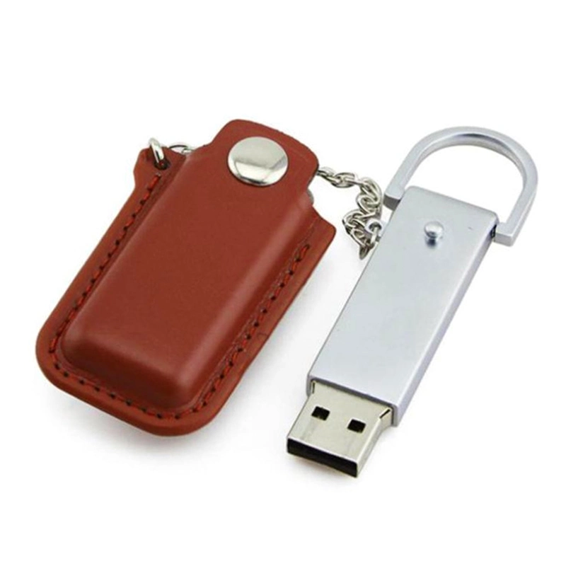 Key Buckle Iron Chain Leather USB Flash Disk USB Flash Drive USB Drive USB Driver USB Stick Flash Drives