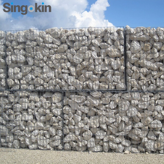 Heavy Zinc Galvanized Wire Mesh Gabion Basket Wall for Construction