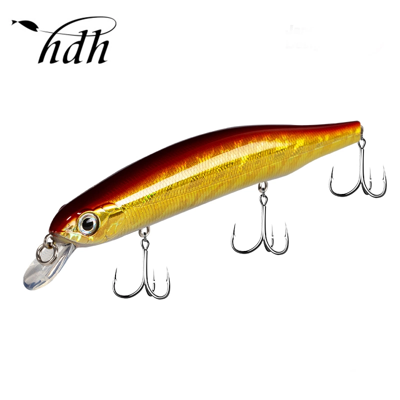 Fabricante China 130 mm, 22G 3D ojo artificial Minnow duro abs cebo cebo de pesca