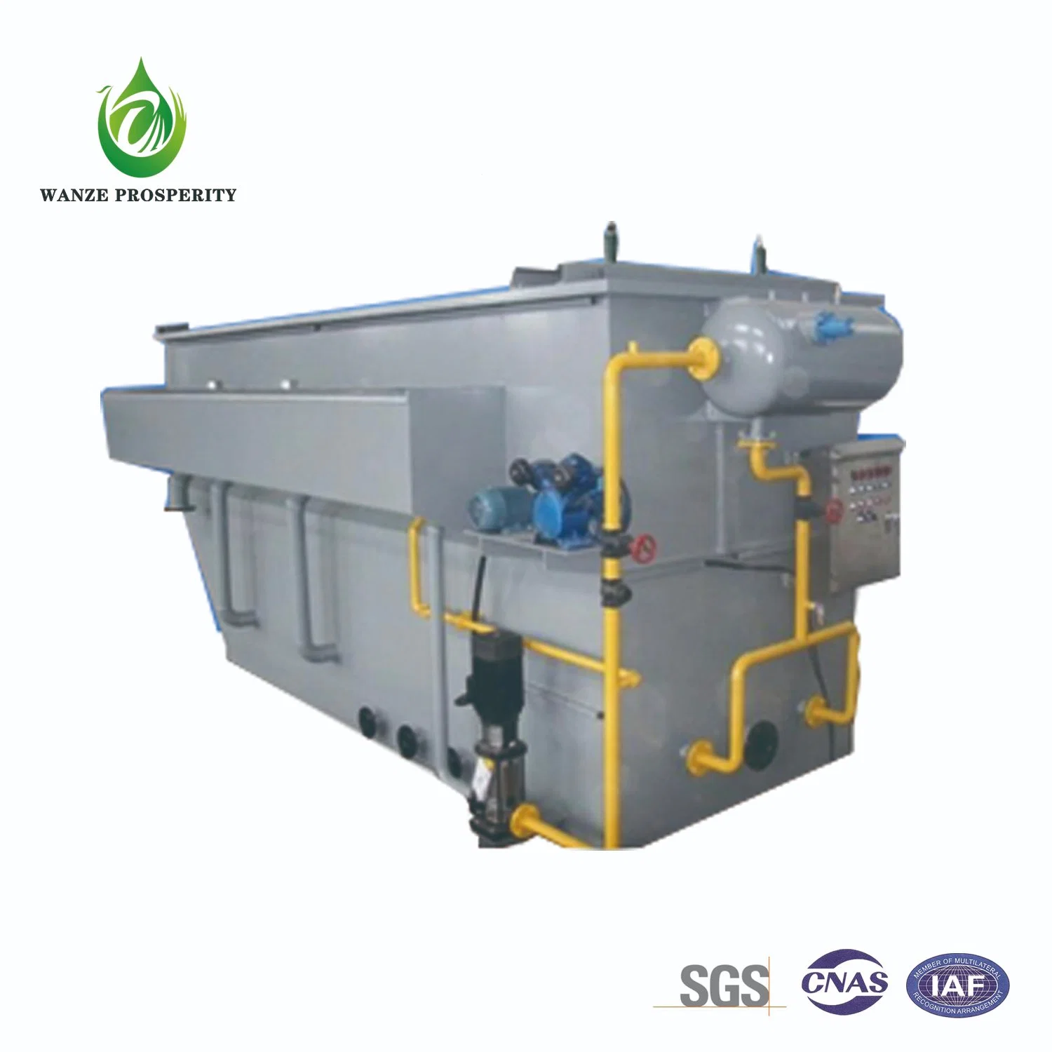 Food Factory Special Daf Dissolved Air Float Sewage Treatment Equipment