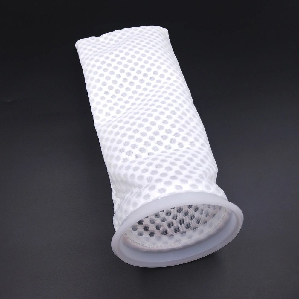 3D Honeycomb Aquarium Filter Bag Practical Fish Tank Filter Media Bag (White)