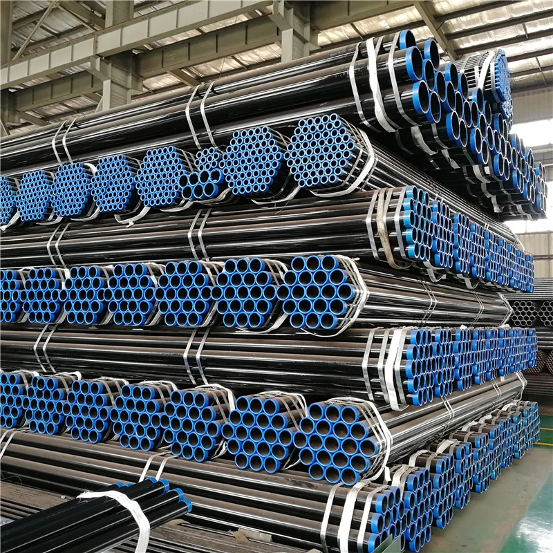 API 5L Grade B Carbon ERW Black Steel Pipes for Oil & Gas Line Pipes