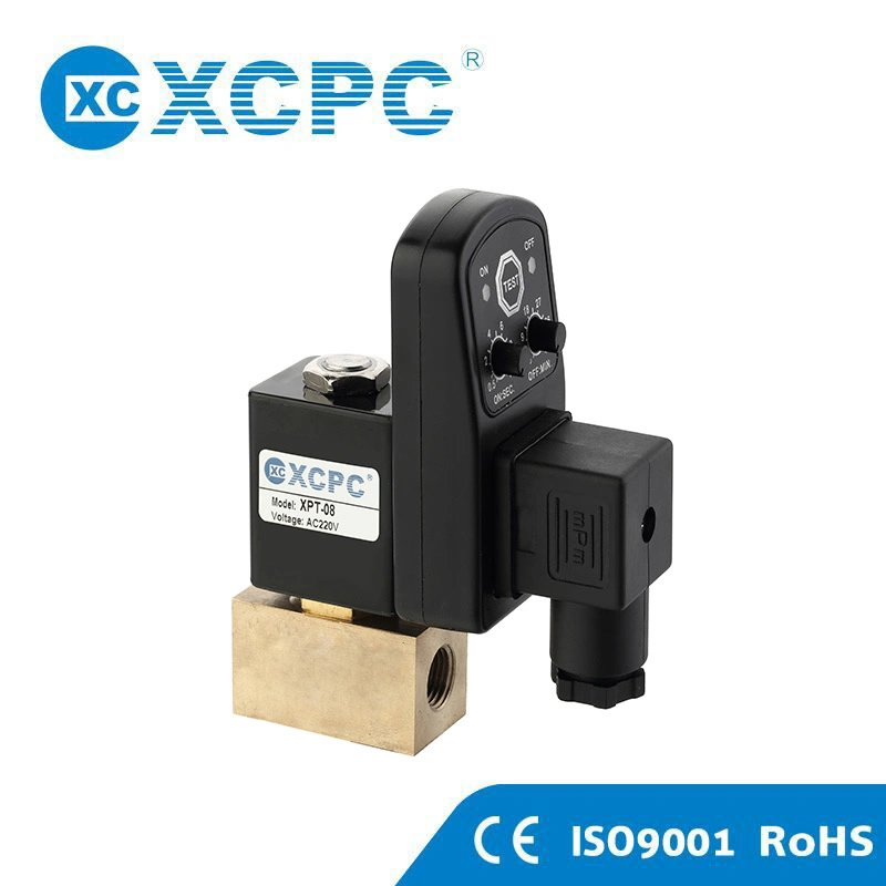 Xcpc Auto Drain Solenoid Valve with Timer for Air Compressor