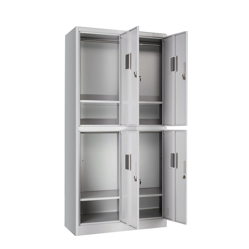 Office Furniture Metal 6 Door Knock Down Structure Office Lockers for Sale