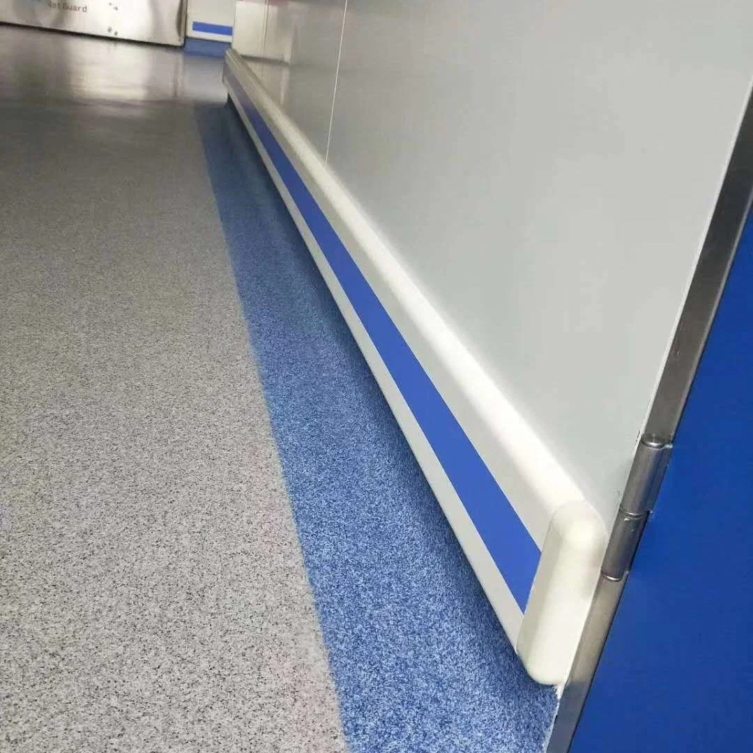 Hospital Corridor Aisle Stair Anti Collision Aluminium Wall Mounted Board Protector Handrail