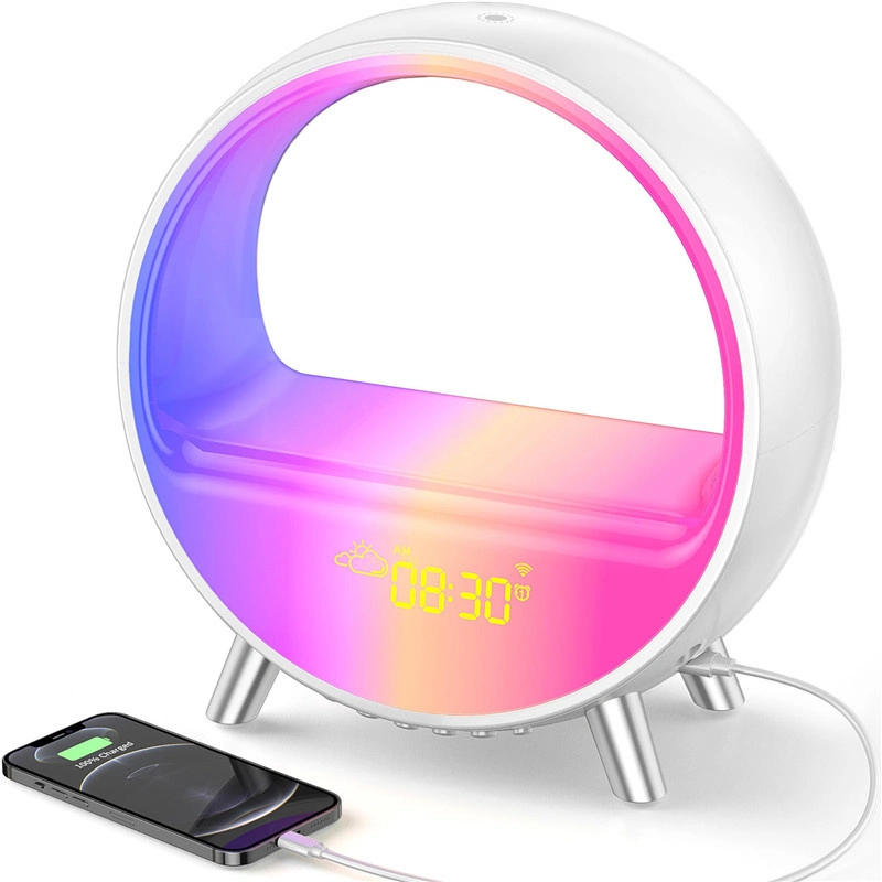 LED Smart WiFi Night Light Digital Wake up Light Workday Alarm Clock Sunrise/Sunset Smart Life APP Control Niditonsmart WiFi Night Light Digital Wake up Light