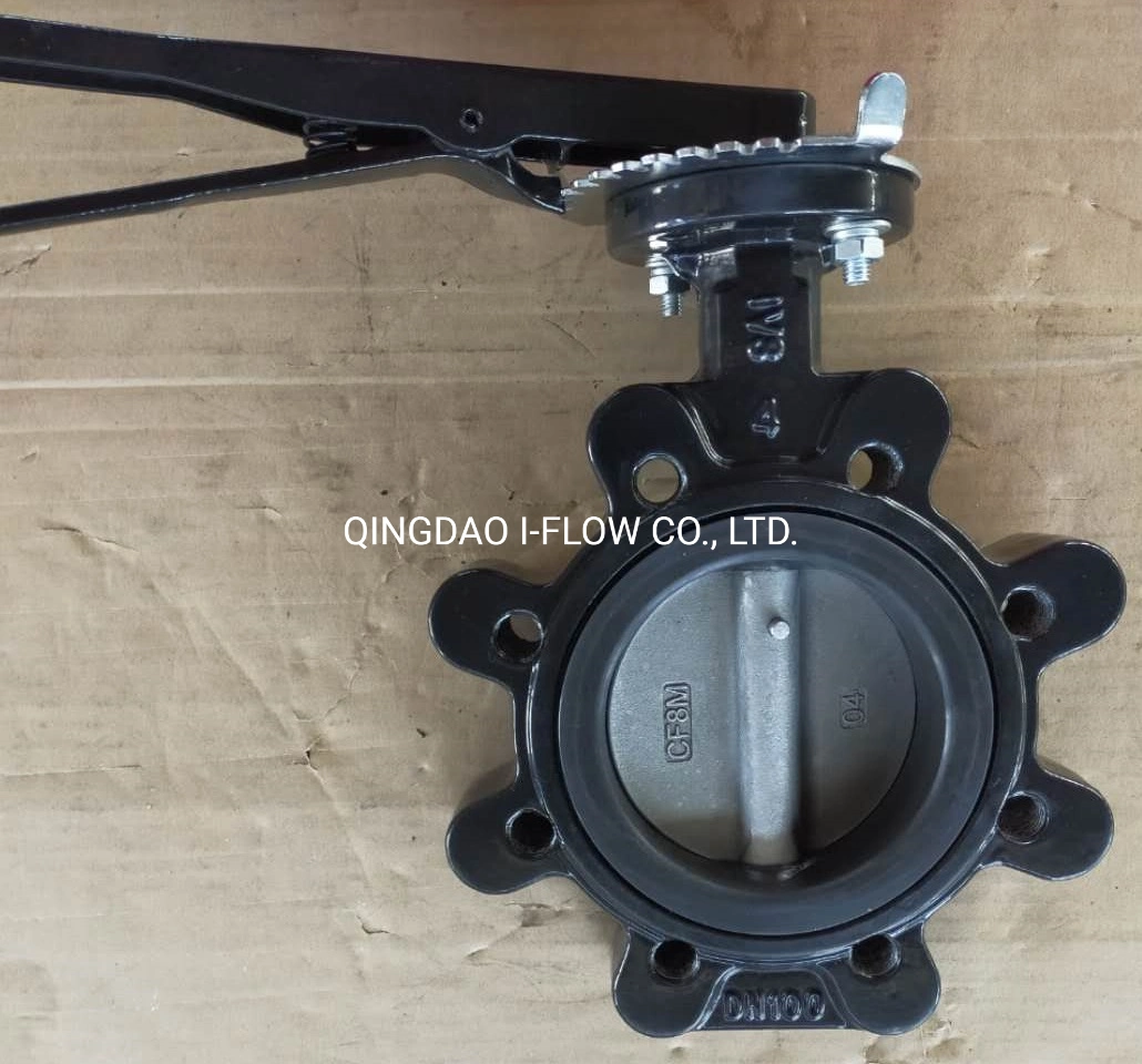 JIS 5K Cast Iron Lug Butterfly Valve Lever Operated