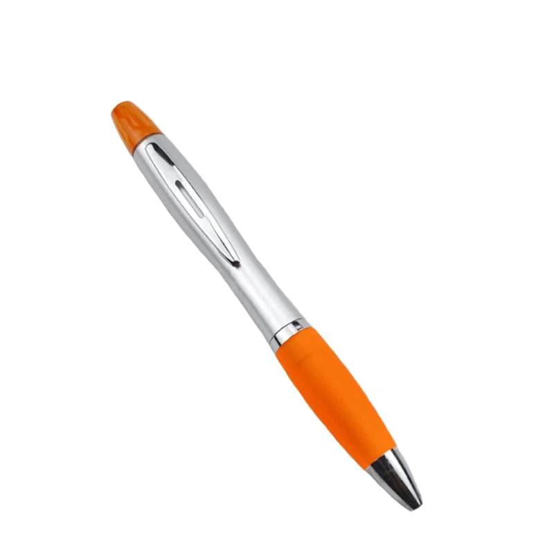 Promotional 2 in 1 Multifunction Plastic Ball Pen with Highlighter