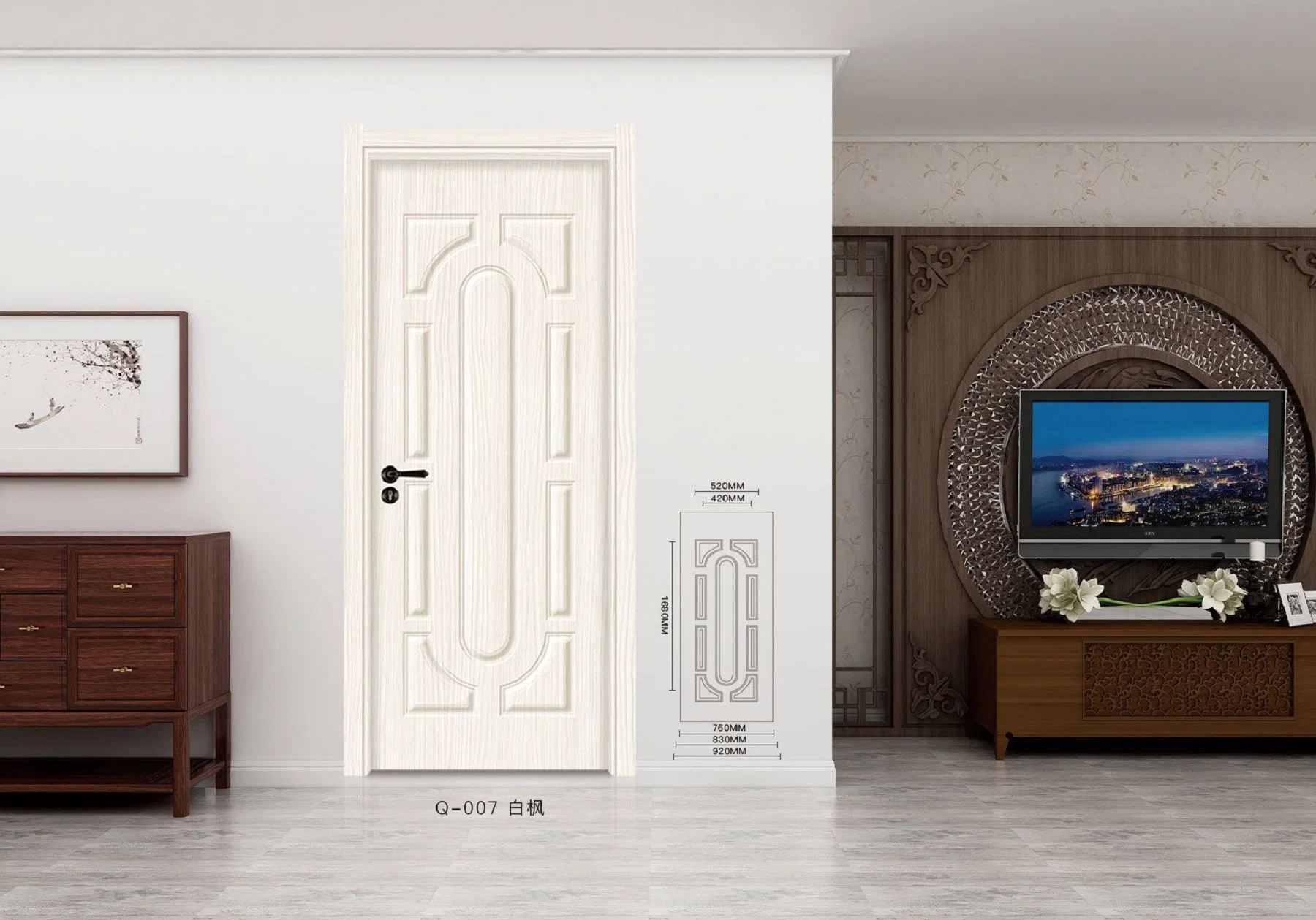 Eco-Friendly WPC Door Skin and Door Sheet