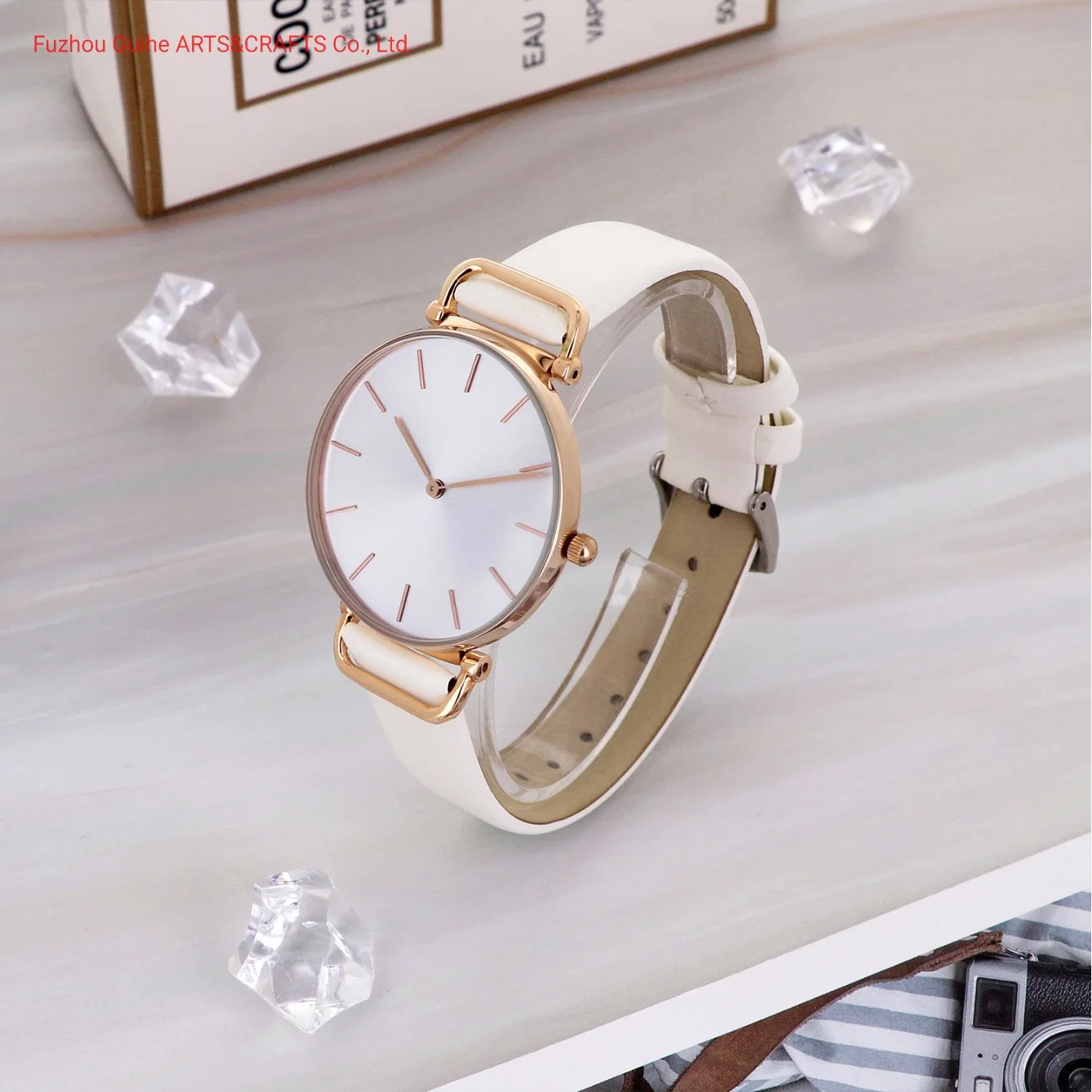 Wholesale/Supplier Watch Stainless Steel Back Gfit Watch Custom Ladies Leather Quartz Wist Watches Woman Alloy Watch Wholesale/Supplier Custom Logo Women Watch