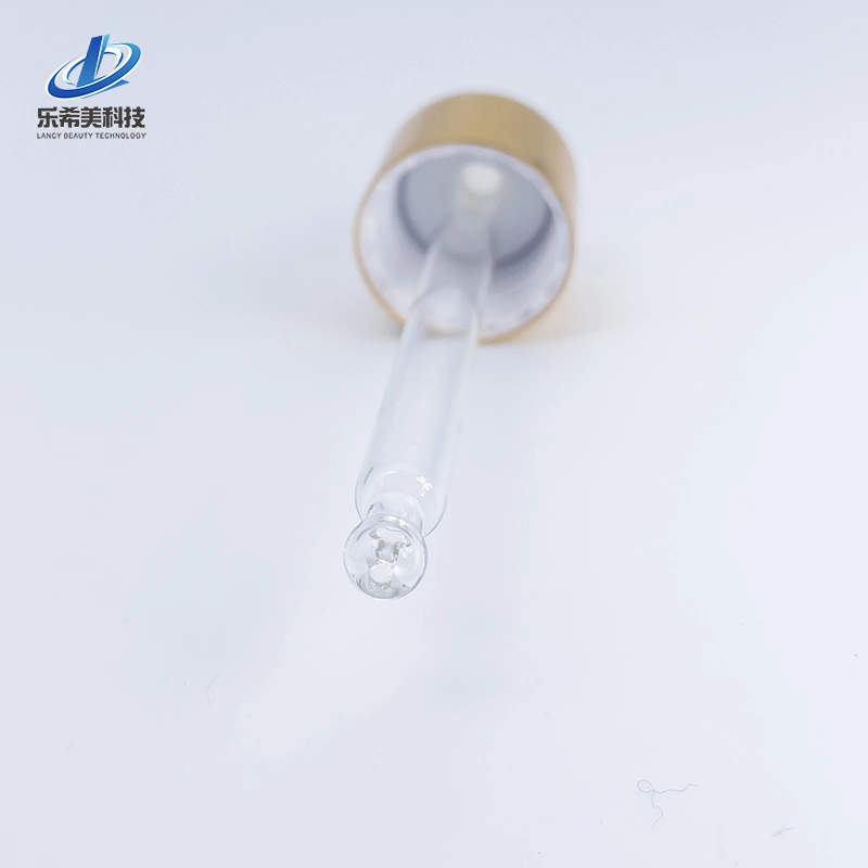 20/400 20/410 20/415 18mm Cosmetic Aluminum Dropper Lid Top Rose Gold Glass Pipette 22/415 Dropper Top