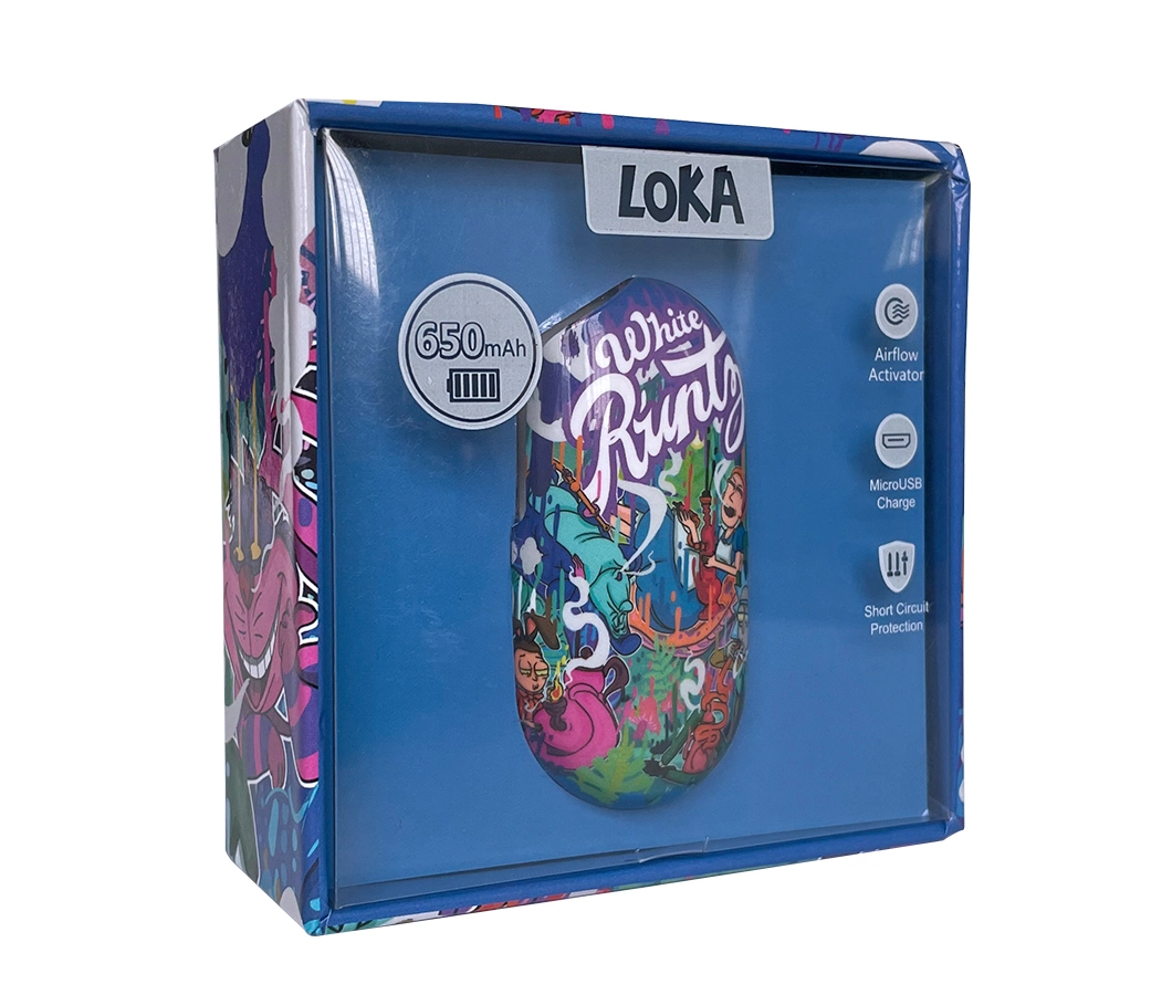 Hot Selling Loka Magnetic Vape Battery 510 Thread Battery Loka