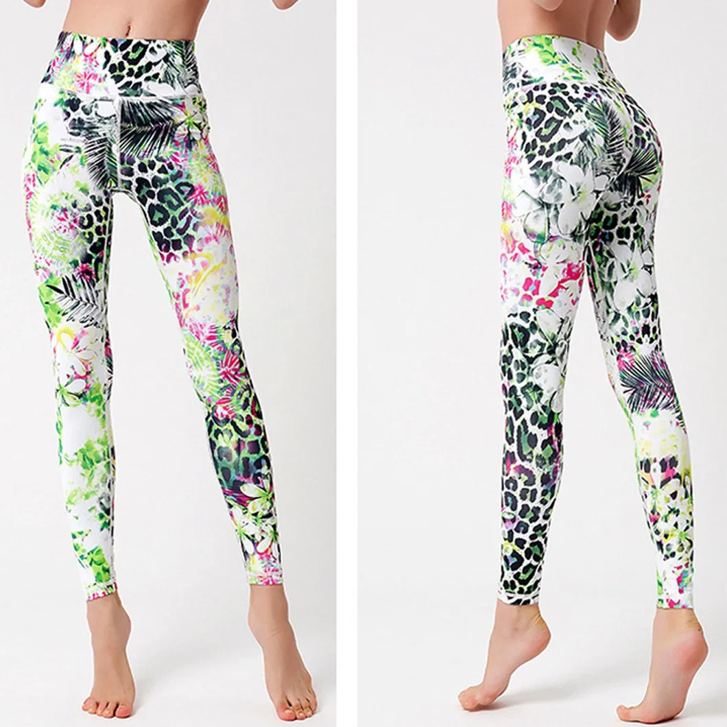 Leggings de sport en gros à la mode Sublimation Sportwear Collants de fitness.