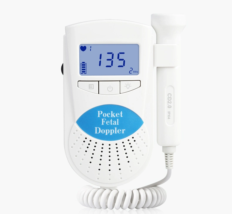 precio de fábrica Pocket embarazo bebé Doppler Fetal portátil Correa Sonicaid Monitores de latidos