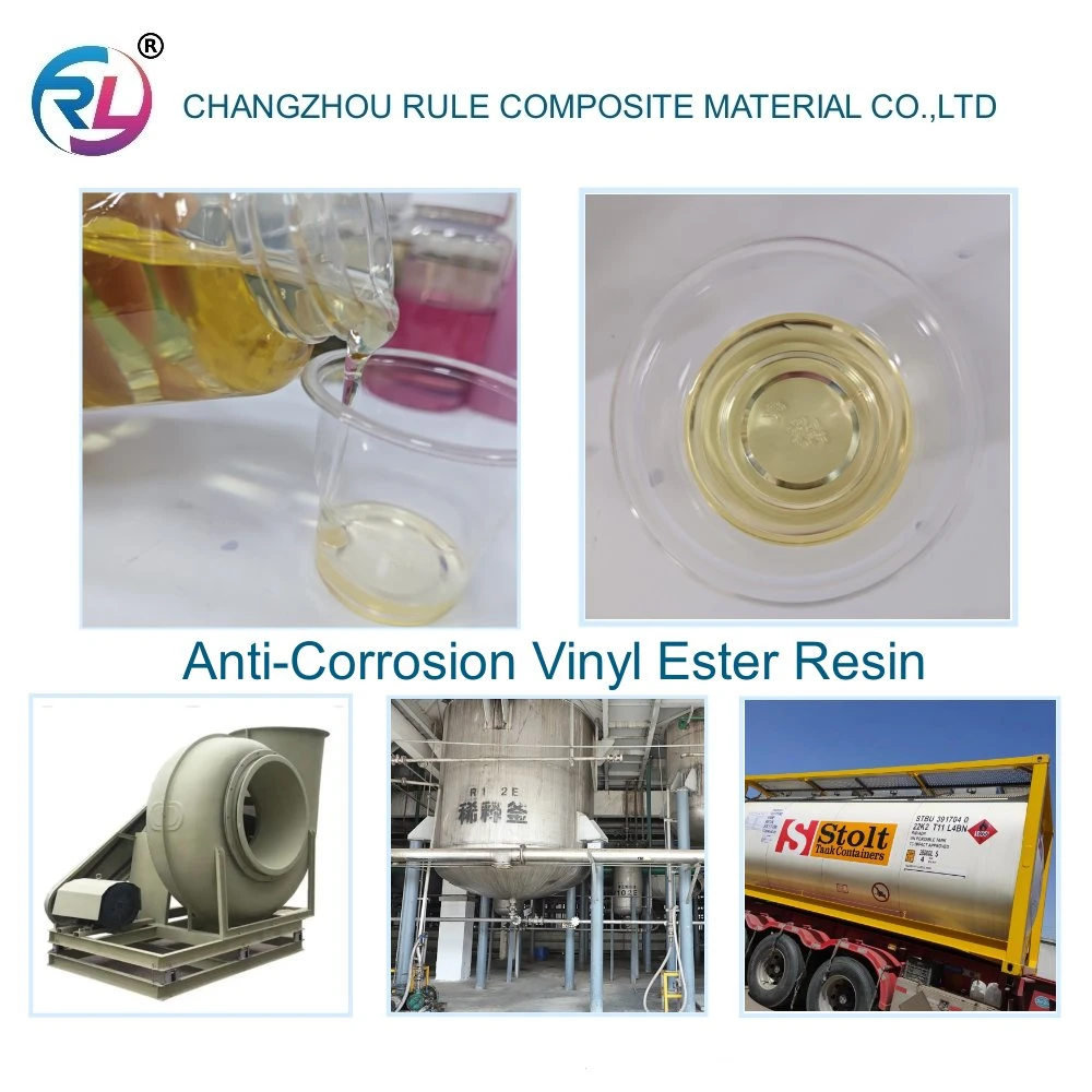 Regla Epoxy Vinyl Ester resina para equipos de Anti-corrosión con excelente Rendimiento