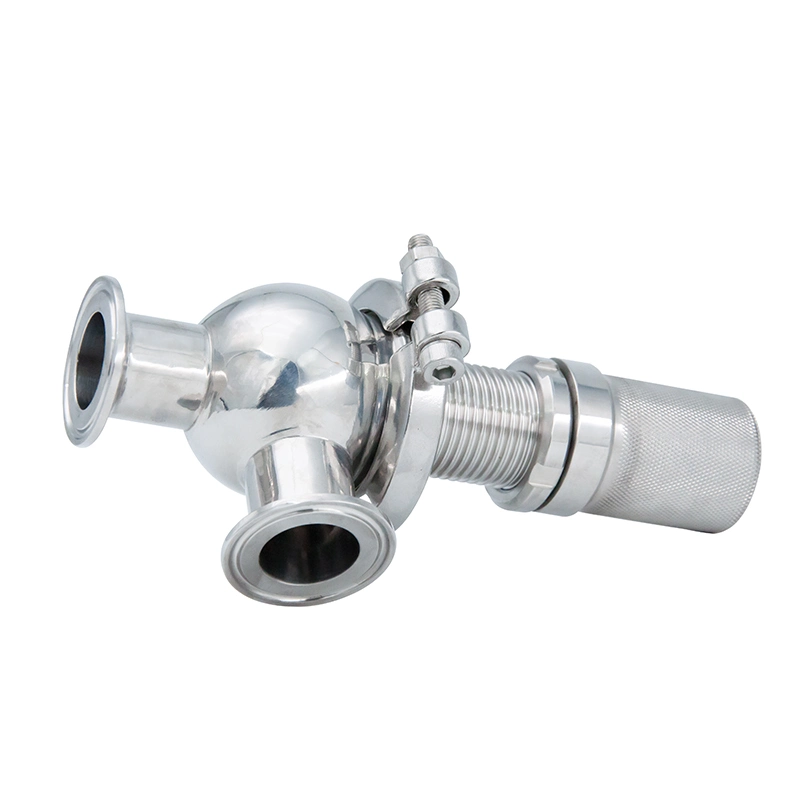 DN40 Sanitary Manual Pressure Safety Relief Valves with Clamping Connection