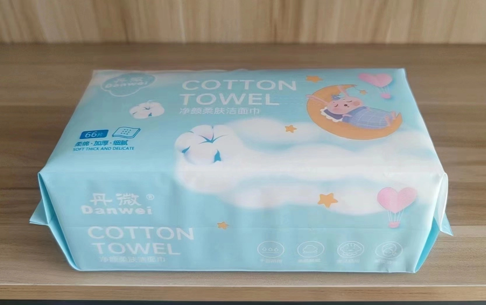 OEM Brand Cotton Tissues Dry and Wet Usage Facial Tissues for Skin Care