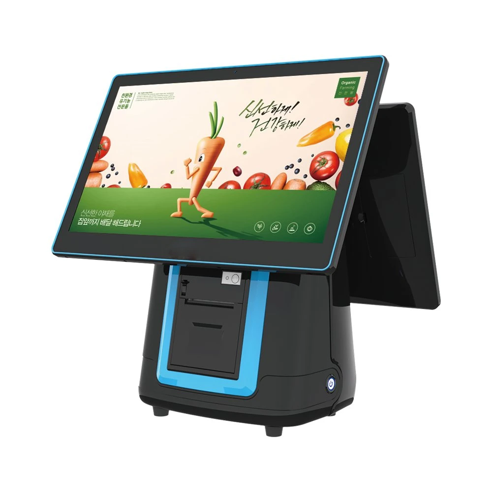15.6 Inch Windows Android Touch Capacitive POS Systems POS Terminal Cash Register for Supermarket