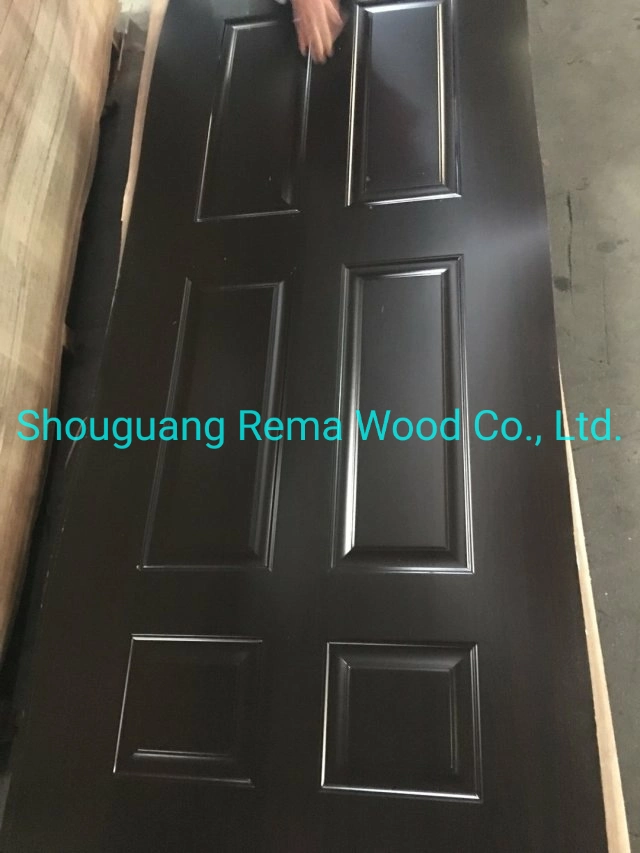 Natural Veneer / Melamine Faced MDF Mould Door Skin