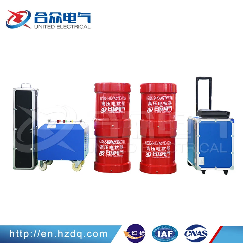 Variable Frequency Cable Resonant Test System High Voltage Withstand Hipot Set