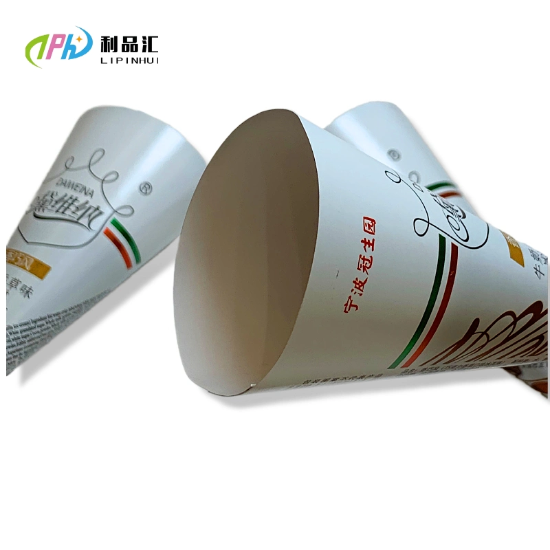 Wholesale/Supplier Printed China Food Grade Disposable Cone Ice Cream Paper Cup