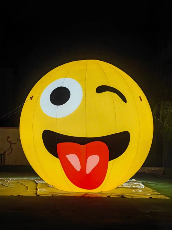 Boyi Inflatable Smile Balloon Laugh Face Inflatable Giant Balloon By0432