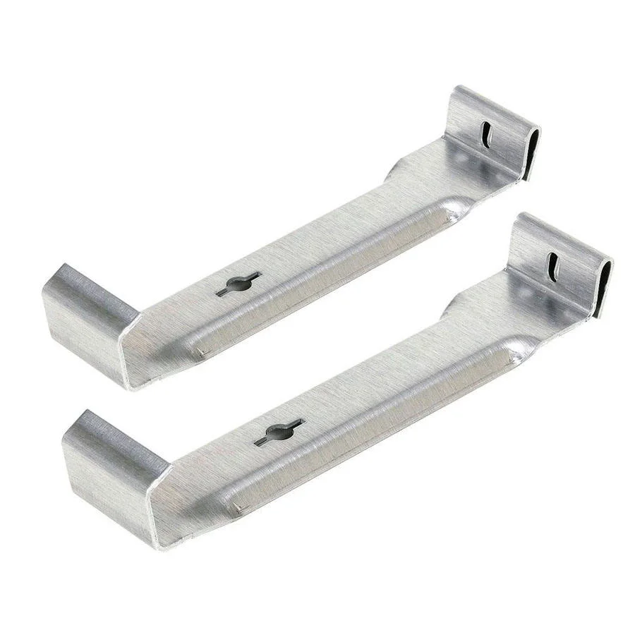 ODM OEM Aluminum Hidden Gutter Hangers with Screw and Clip Custom Heavy Duty K Gutter Hidden Hanger Bracket