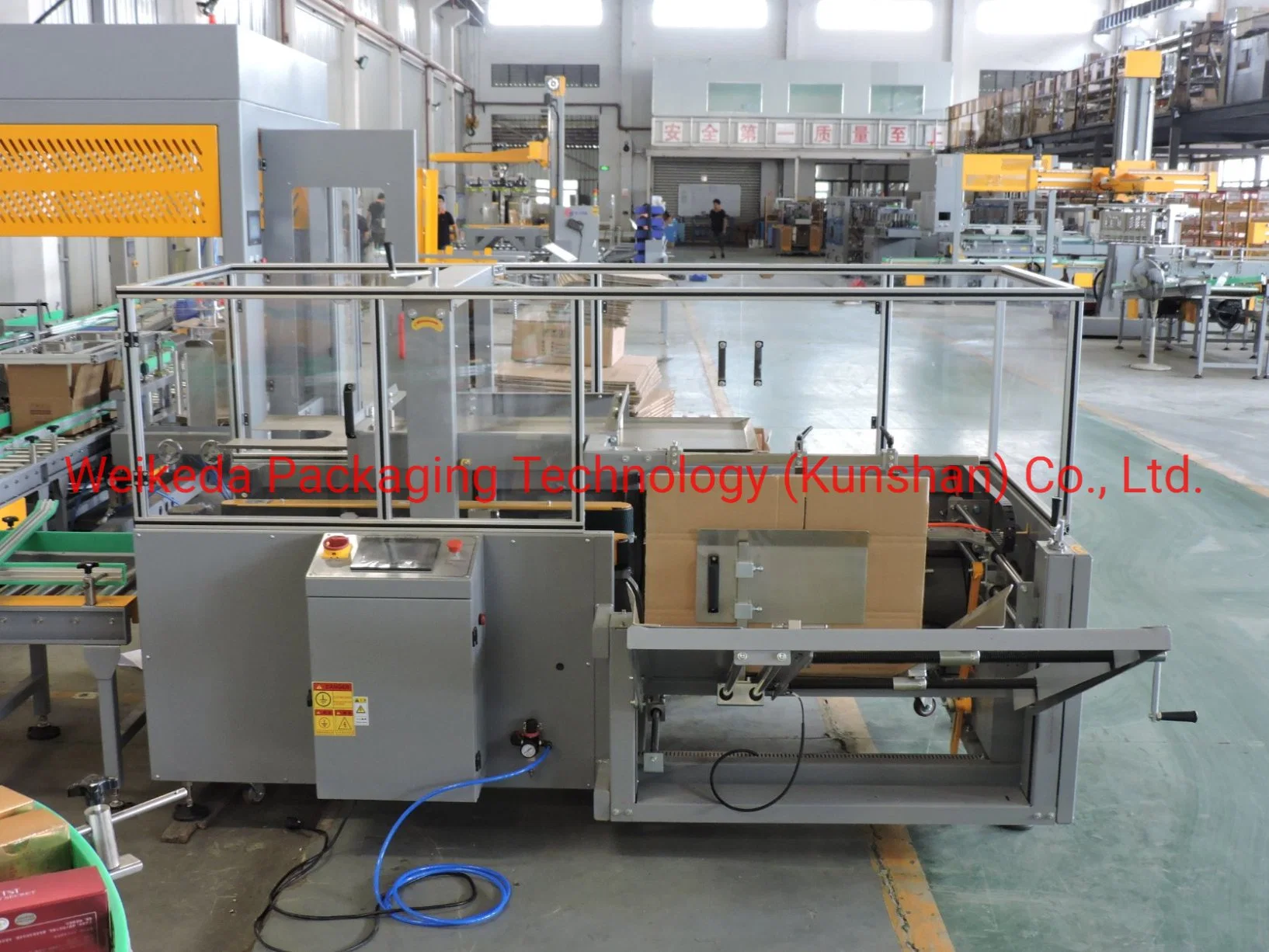 Beverage Packaging Automatic Case Erector Erecting Forming Machine