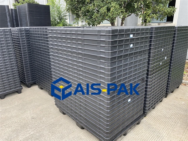 AIS-Pak 800*1200 mm Palet plástico HDPE de altas prestaciones