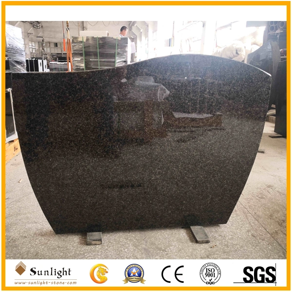 Modern Design South Africa Black Granite Memorial Monument with Simple Style