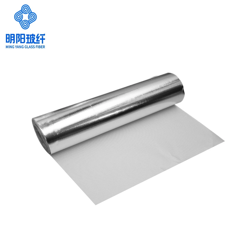 100GSM, 0.12mm Thickness, 1.22m Width Aluminized Fiberglass Fabric