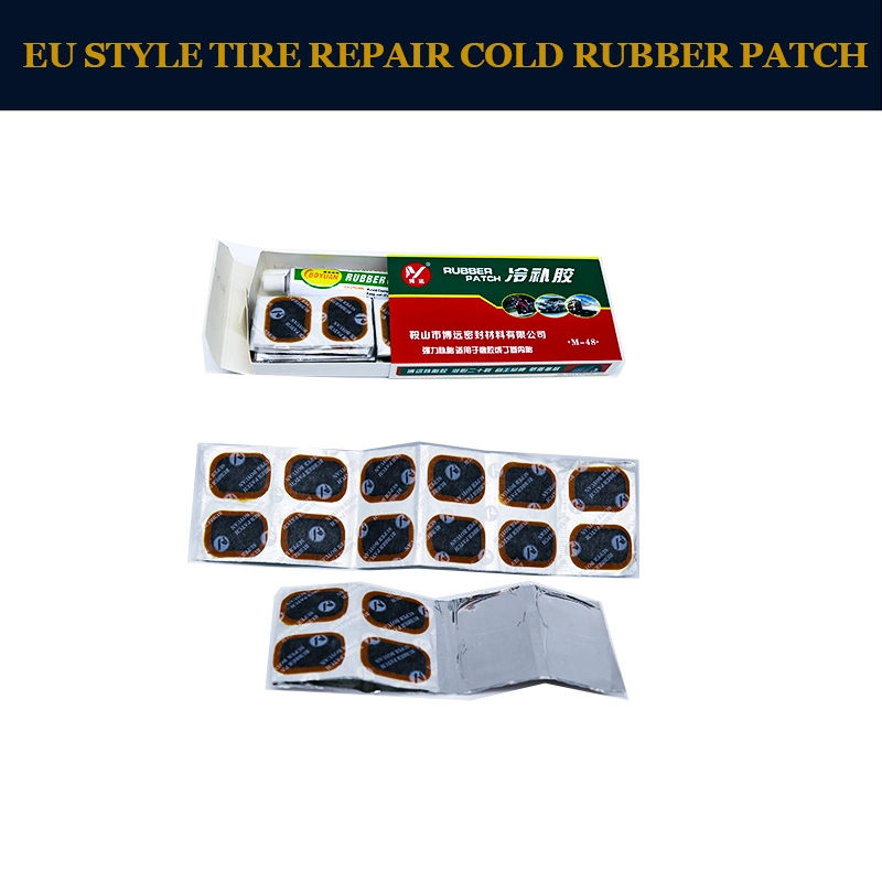 Bicycle Tyre Filling Tool Set Inner Tube Patch Glue Cold Film Tyre Filling Liquid God Portable 48 Pieces Package