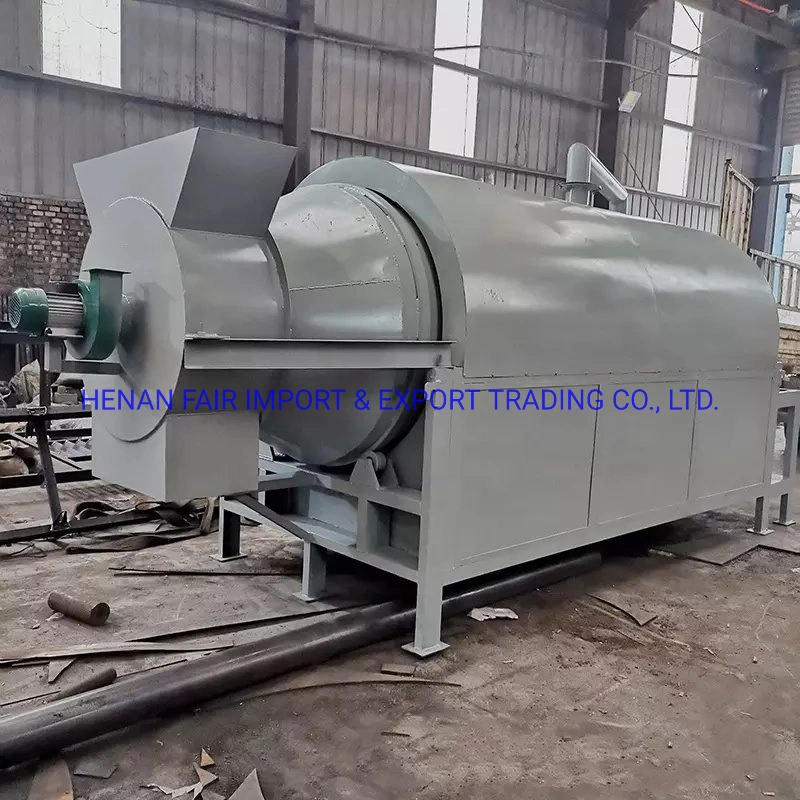 Rotary Drum Biomass Charcoal Chicken Manure Dryer for Wood Chip Saw Dust Sand Corn Rice Grain Dryer Machine