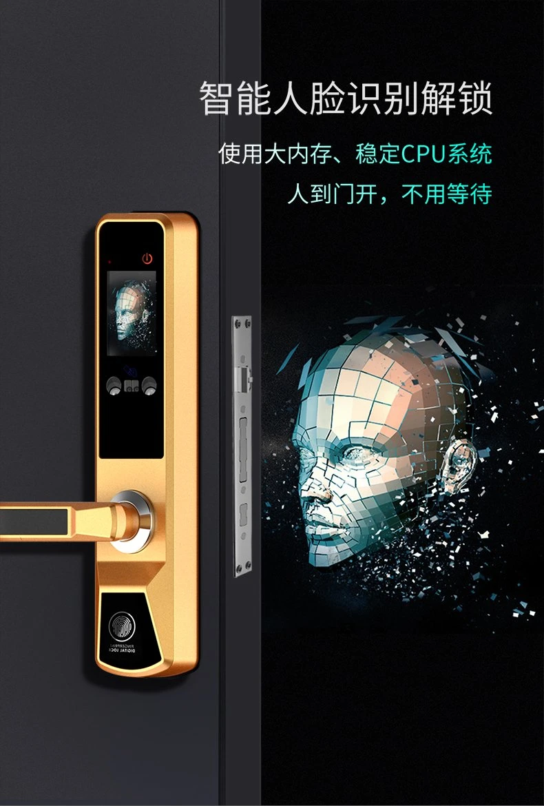 Face Recognition Smart Door Lock, Fingerprint Keyless Digital Lock APP Control