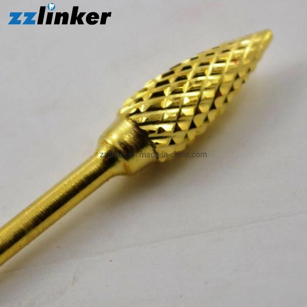 Lk-P21-1 Golden HP Low Speed Dental Tungsten Carbide Cutters Bur