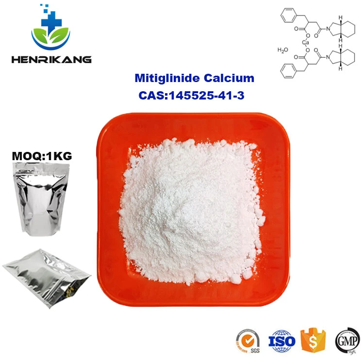 High Purity Mitiglinide Calcium CAS 145525-41-3 Used in Anti-Type 2 Diabetes