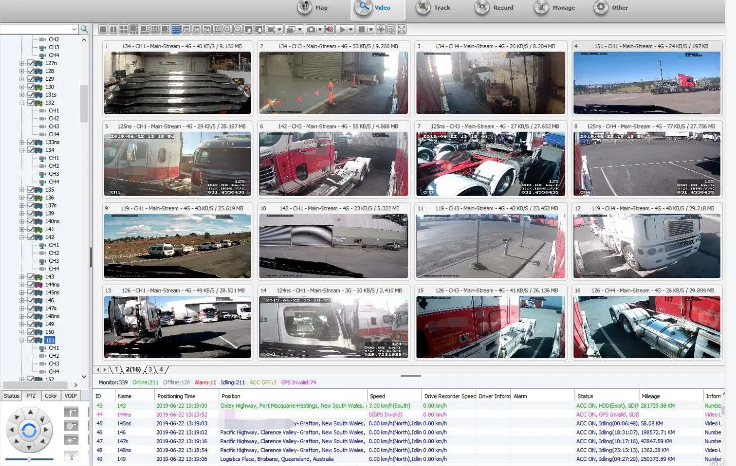 School Bus System Mdvr 4CH 1080P Ahd Car Vehicle Mobile DVR