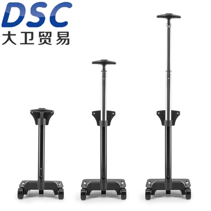 Telescopic 3 Stages Pull Rod Wheel Adjustable Handle Single Pole Handle Bags Suitcase Travelling Trolley