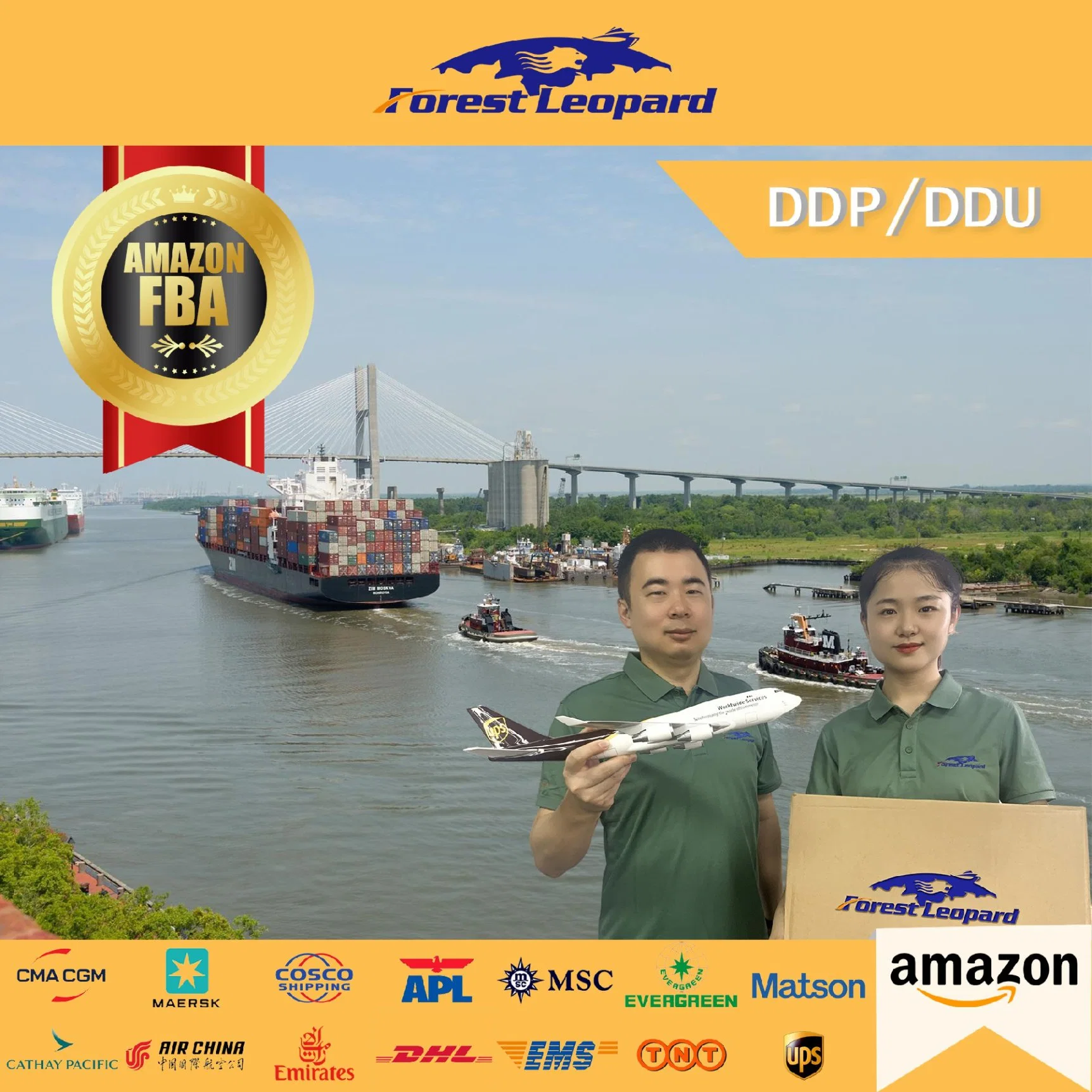 Reliable DDP/DDU Shipping Agent From China to Us/UK Amazon Fba