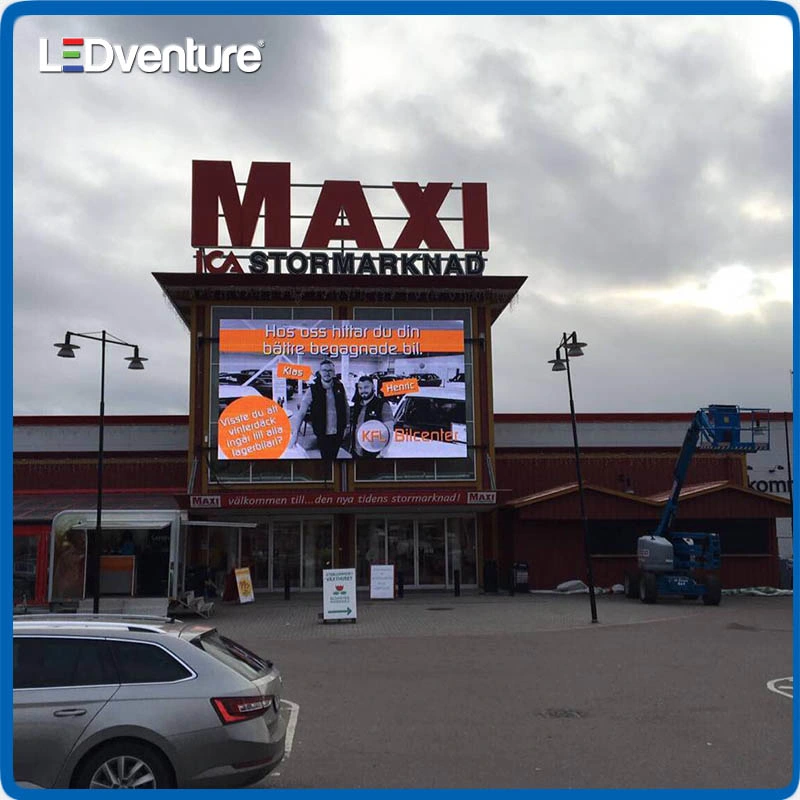 Full Color Indoor Outdoor Advertising Rental Curved Window LED Screen Display