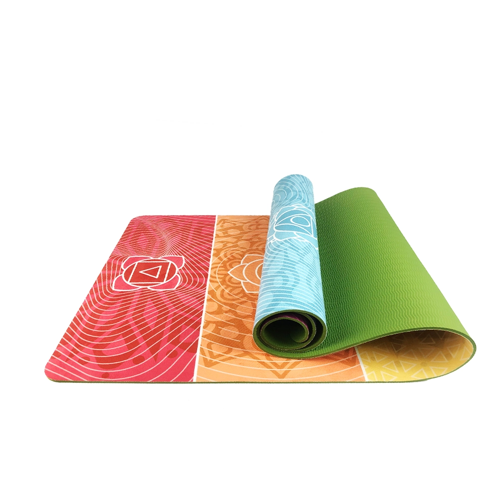 ODM Wholesale/Supplier Microfiber Custom Yogamat Design Logo Pilates Mat Eco Friendly Suede Yoga Mat TPE Gym Equipment