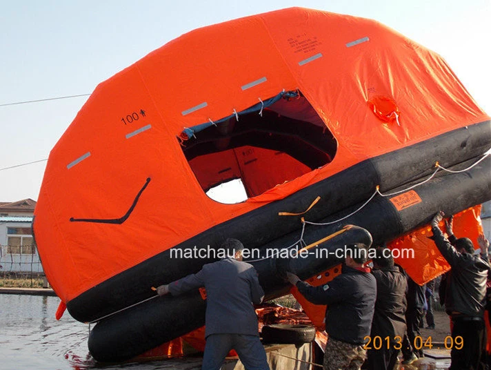 a Type Throw-Overboard Inflatable Life Raft