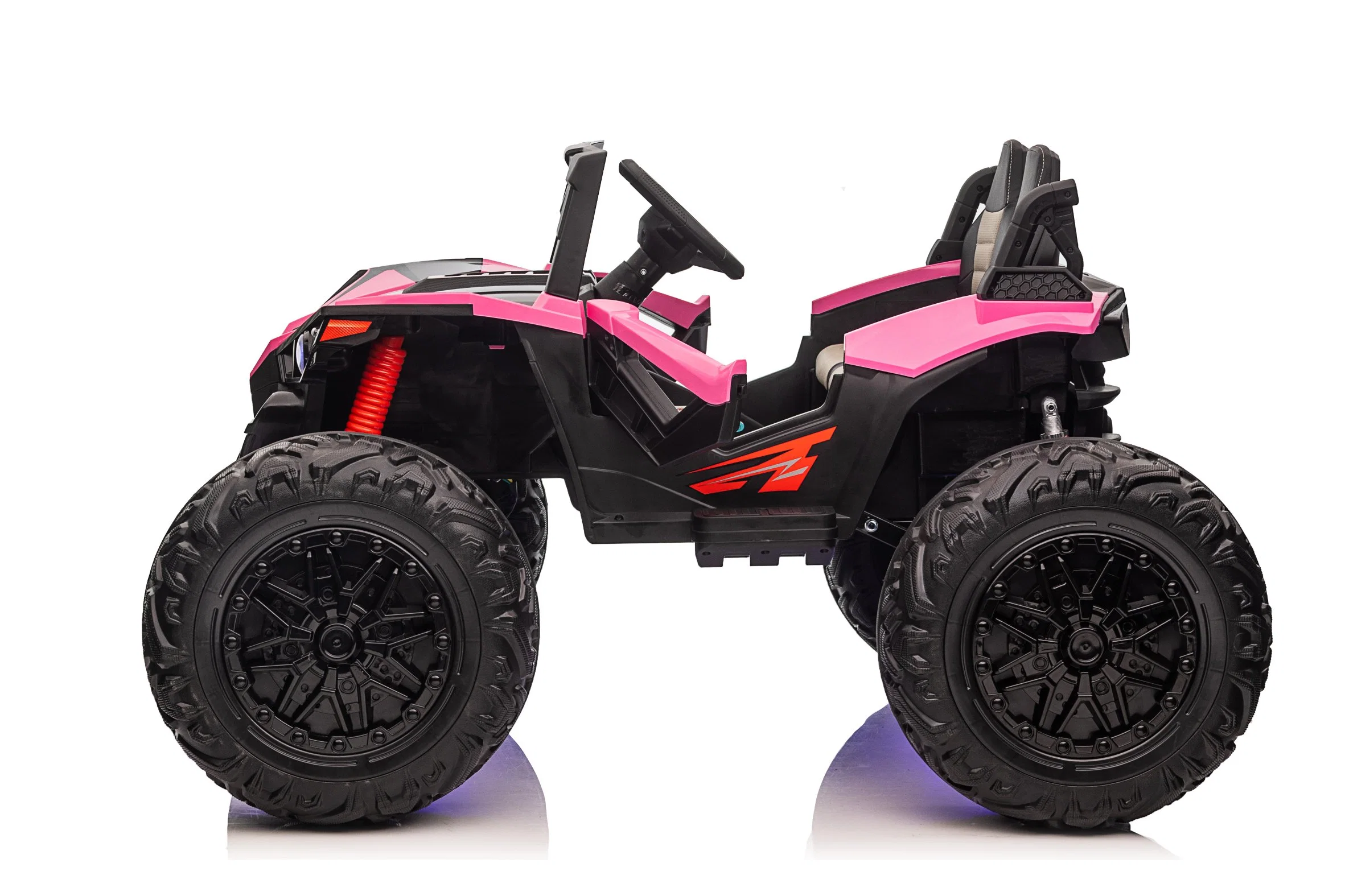 24V 2 places, montez sur UTV avec télécommande, roues en EVA extra-larges, jouets pour véhicule électrique 4RM à siège large