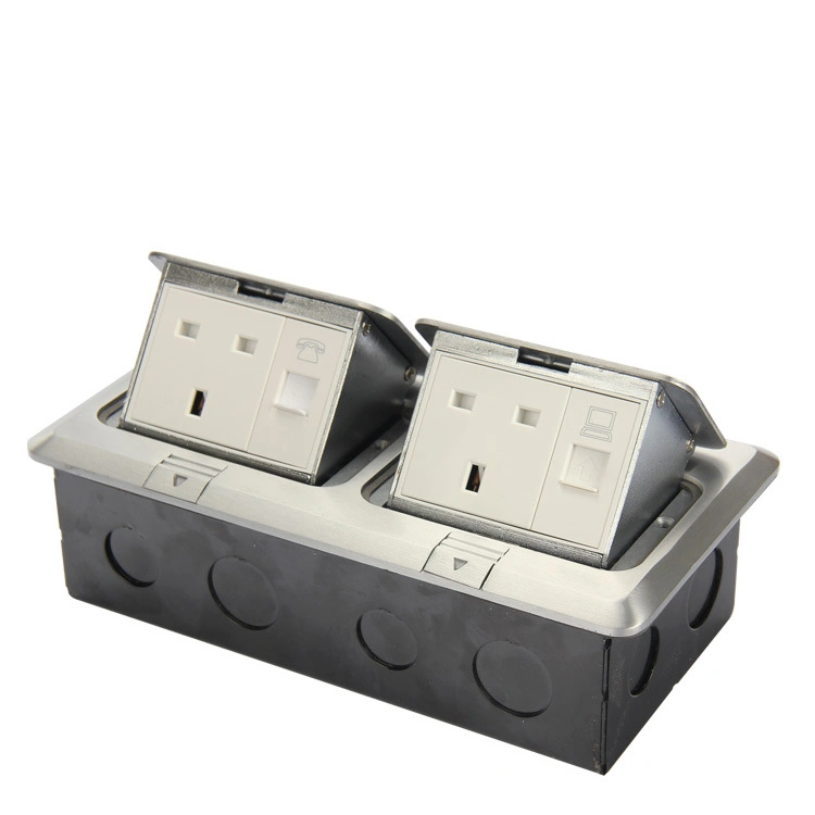 Electrical Mounted Office Pop up 13A 200mm Floor and Table Socket