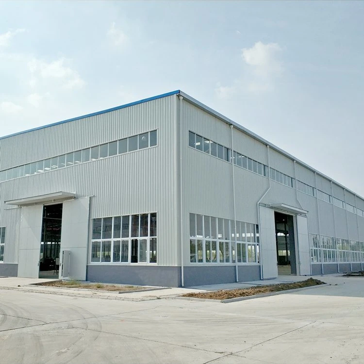 Industrial Warehouse Workshop Hangar Customized Prefabricated Construction with Insulated Sandwich Panel