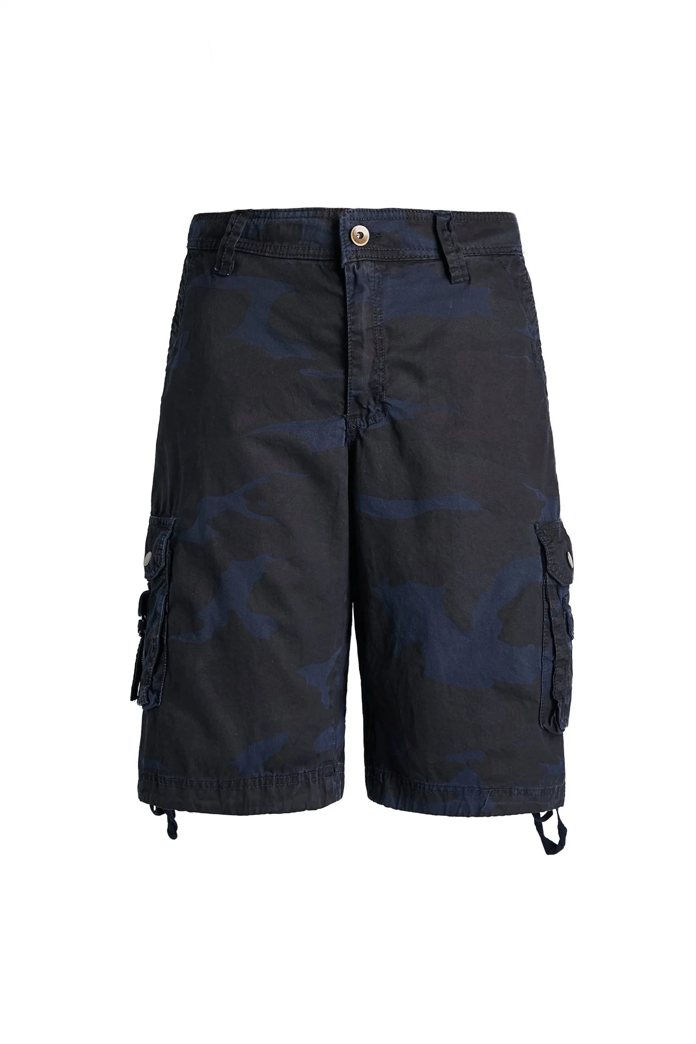 Herren Baumwoll Cargo Short mit 8 Taschen Camo Design