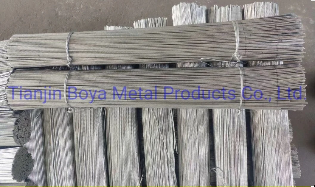 Q195 Galvanized PVC Coated Iron Steel Cutting Straight Wire