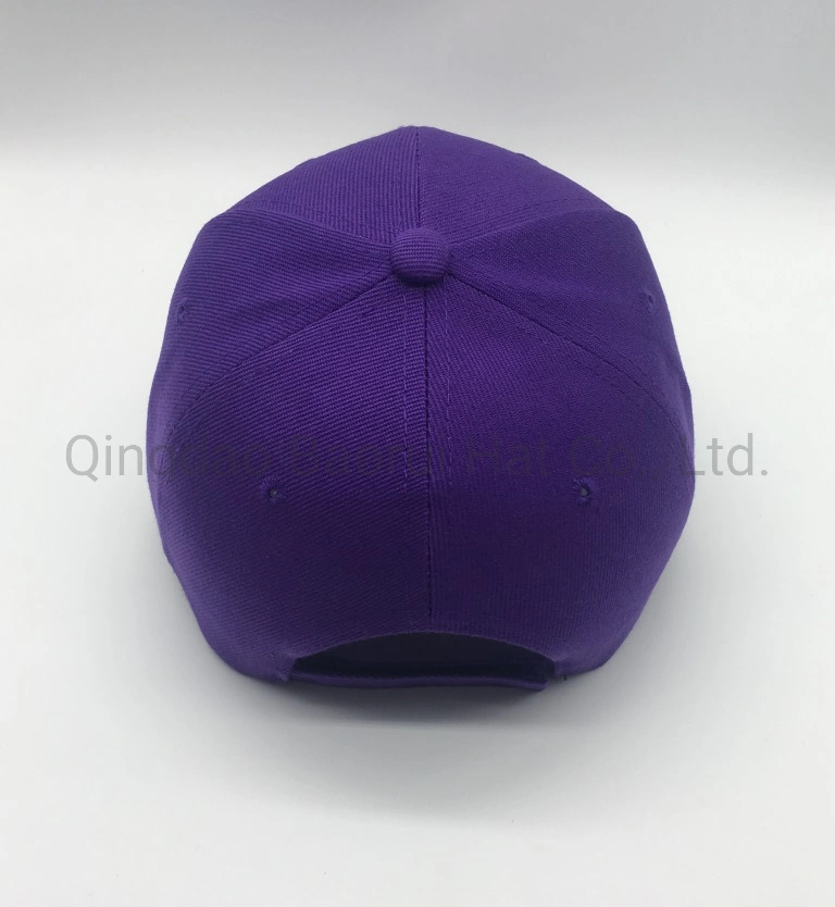 Fashion Purple acrylic Baseball Blank Caps Sports Hat