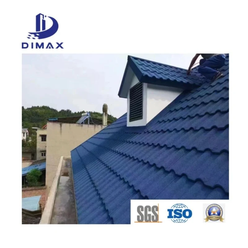 Original Factory, Fireproof, Waterproof Stone Coated Metal Roof Tiles----Rome Type