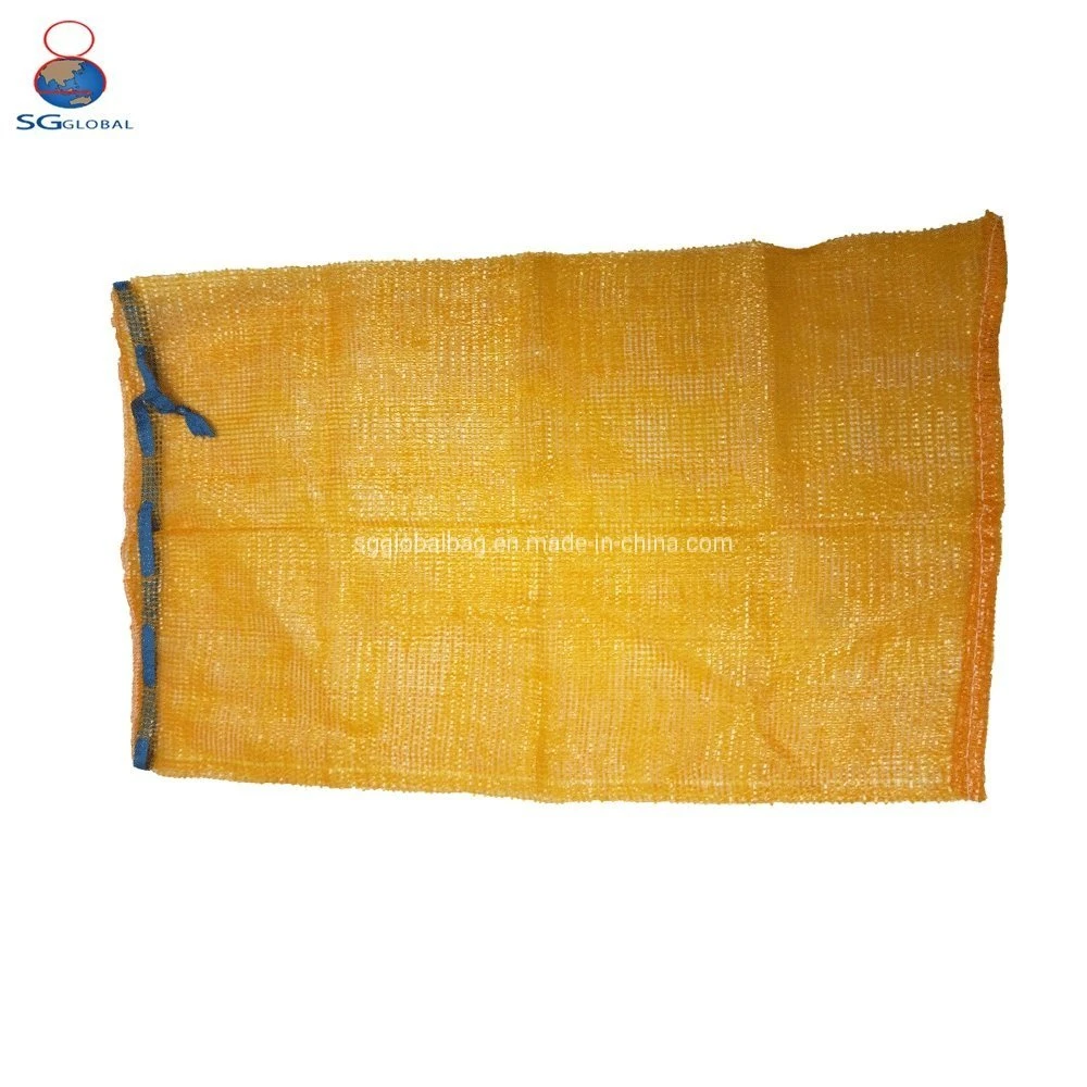 GRS SGS CE Approved Factory Empty PP Woven Tubular Leno Fruit Vegetable Firewood Packing 25kg Wholesale/Supplier Mesh Bag